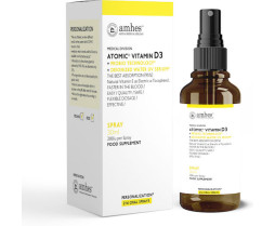 Amhes Atomic Vitamin D3 Spray Βιταμίνη για Ενίσχυση του Ανοσοποιητικού & την Υγεία των Οστών Μπανάνα 30ml
