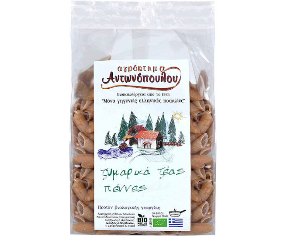 Αγρόκτημα Αντωνόπουλου Πένες Ζέας Βιολογικές 400gr Αγρόκτημα Αντωνόπουλου Πένες Ζέας Βιολογικές 400gr