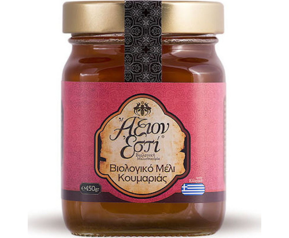 Άξιον Εστί Βιολογικό Μέλι Κουμαριάς 450gr