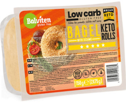 Balviten Ψωμάκια Bagel Σουσάμι Keto Χωρίς Γλουτένη 2x75g