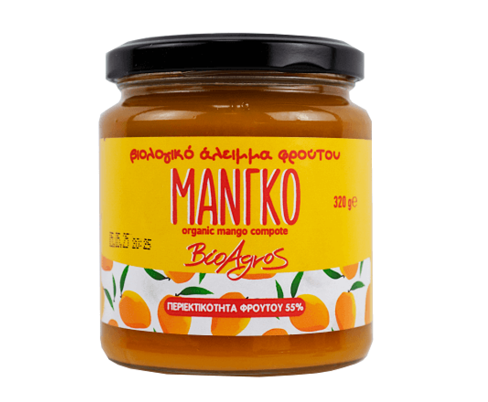 ΜΑΡΜΕΛΑΔΑ ΜΑΝΓΚΟ ΧΩΡΙΣ ΖΑΧΑΡΗ 320ΓΡ ΒΙΟΑΓΡΟΣ ΒΙΟ