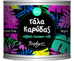 Βιο Αγρός Βιολογικό Προϊόν Φυτικό Γάλα Καρύδας Χωρίς Προσθήκη Ζάχαρης 400ml