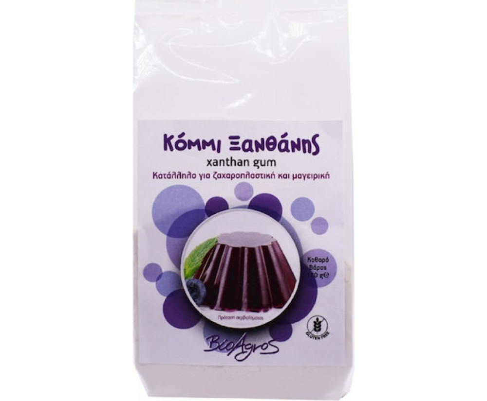 Βιο Αγρός Κόμμι Ξανθάνης σε Σκόνη Χωρίς Γλουτένη 100gr