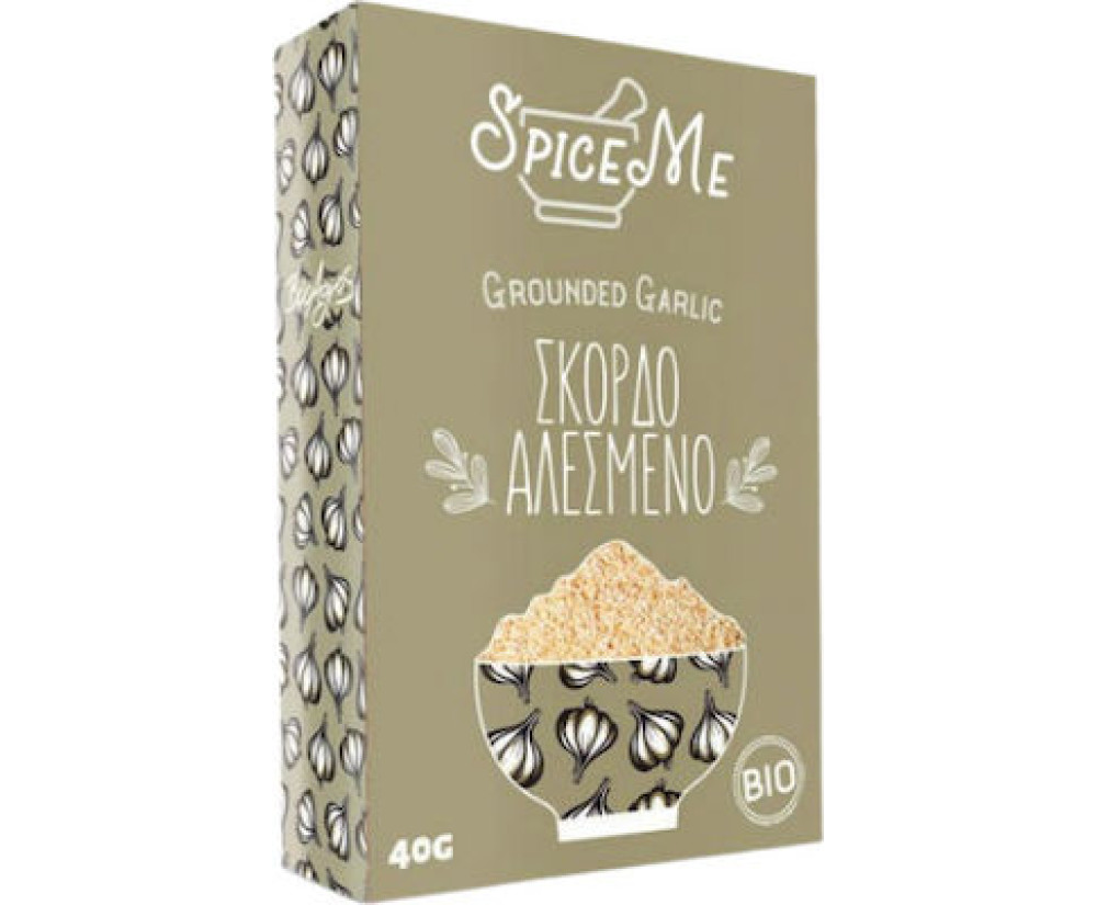 Βιο Αγρός Σκόρδο Βιολογικό Spice Me Αλεσμένο 40gr