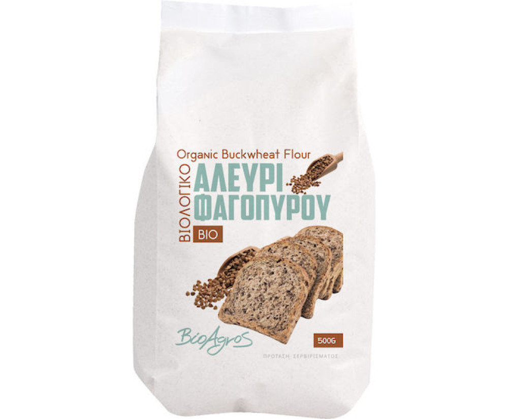 Βιο Αγρός Βιολογικό Αλεύρι Φαγόπυρου 500gr
