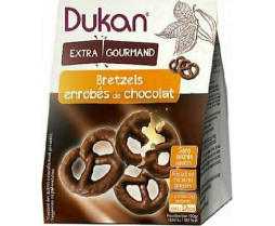 Dukan Pretzels βρώμης με επικάλυψη σοκολάτας