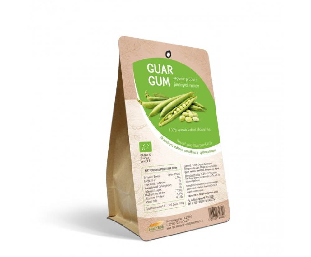 Guar Gum 50 - 55 100gr - Βιολογικό Guar Gum 50 - 55 100gr - Βιολογικό