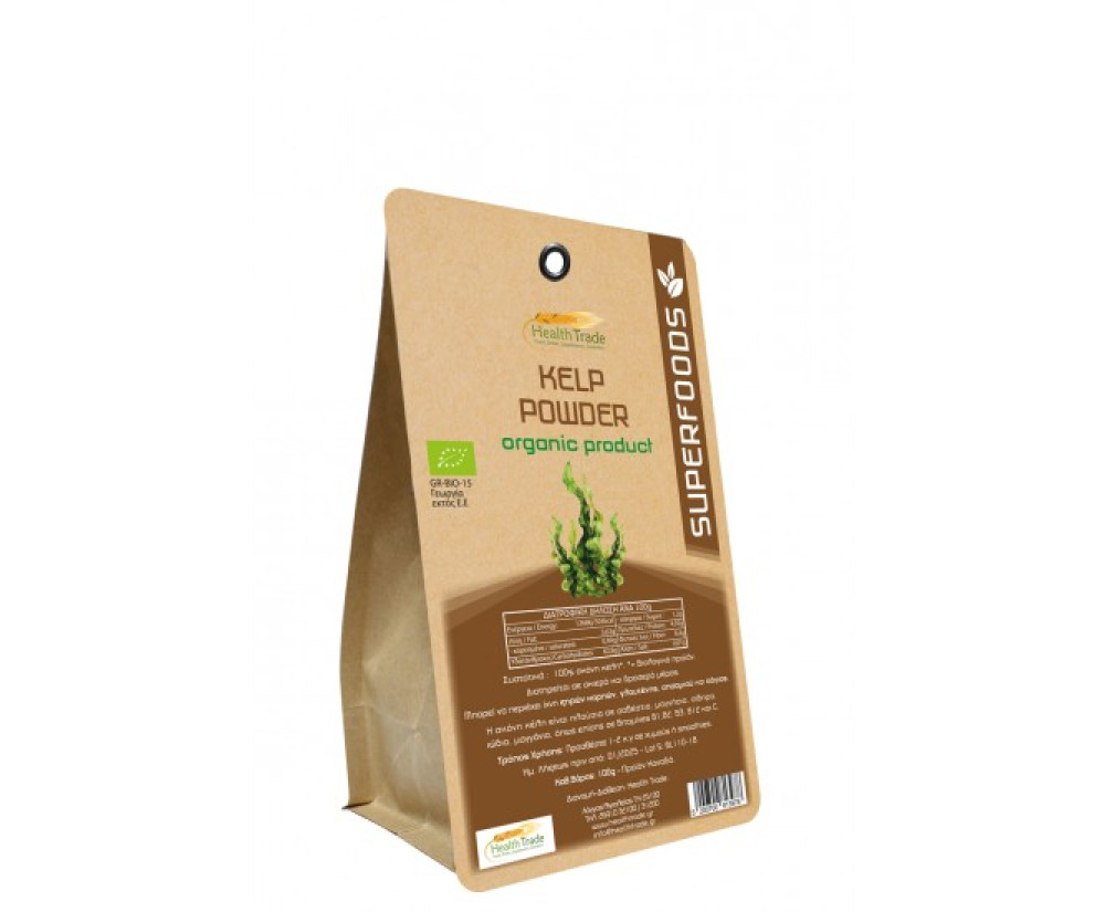 Health Trade Kelp Powder Βιολογικό 100g