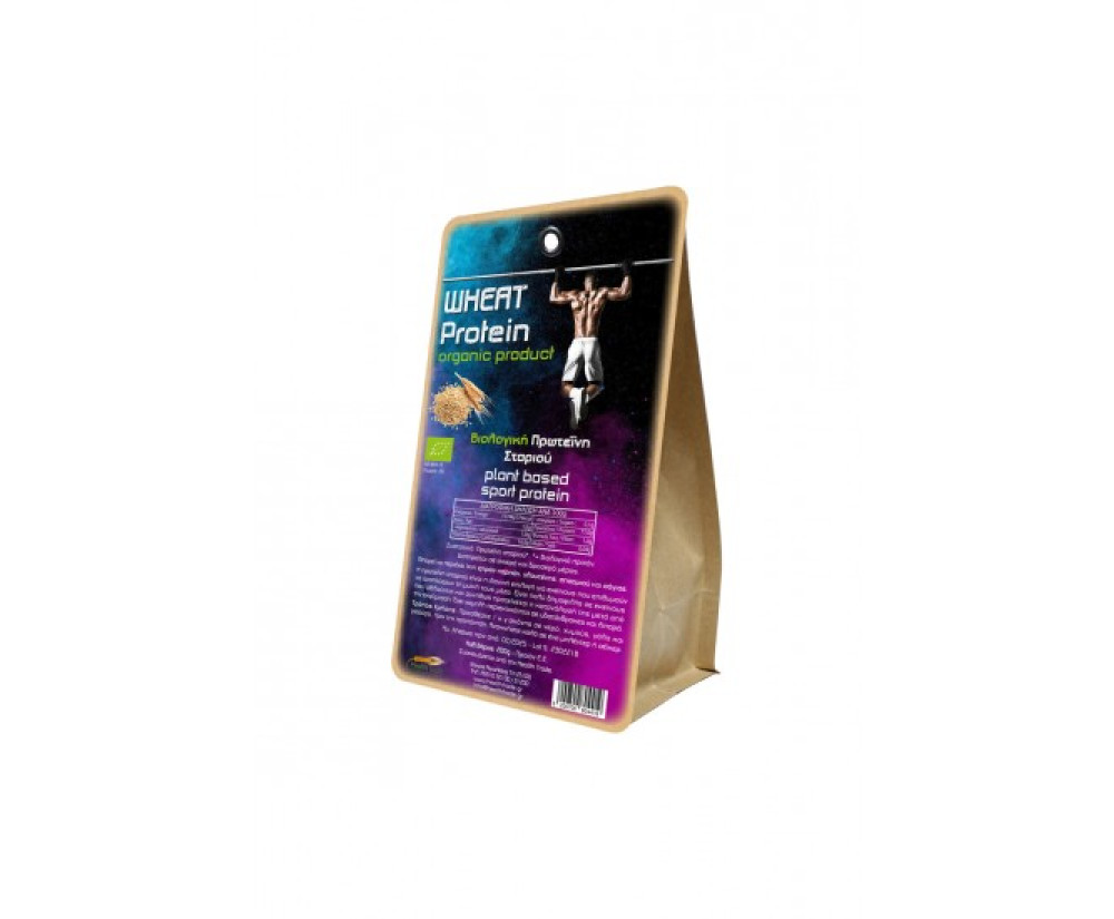 Health Trade Wheat Protein (Πρωτεΐνη Σταριού 80%) - Βιολογική 200gr