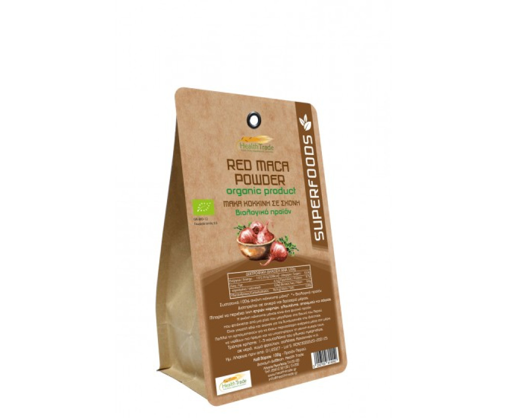 Red Maca Powder 100gr - Βιολογικό