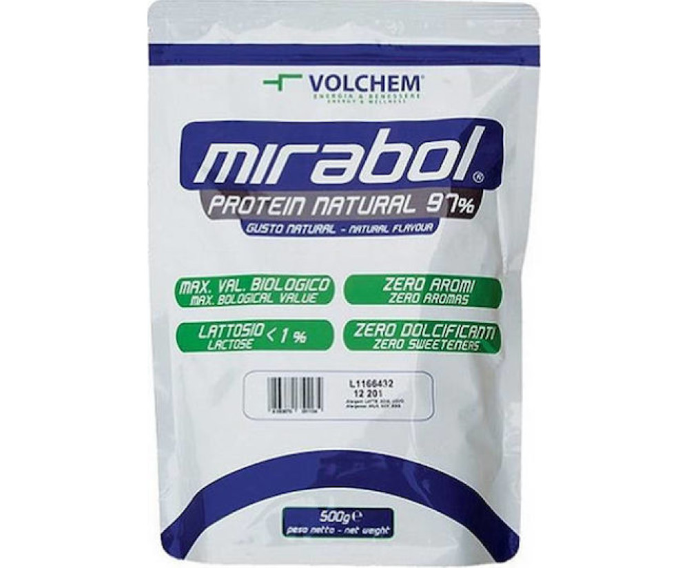 Volchem Mirabol Protein 97% Χωρίς Γλουτένη με Γεύση Natural 500gr