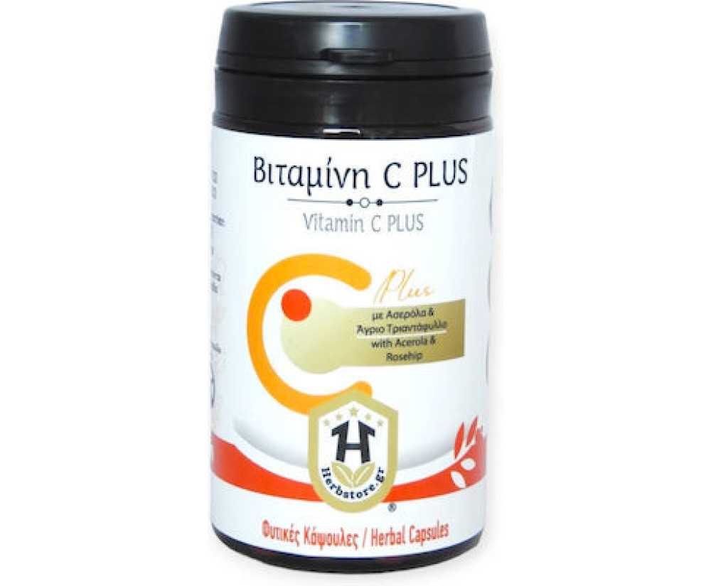 Herbstore Βιταμίνη C Plus Βιταμίνη για το Ανοσοποιητικό 600mg 70 κάψουλες