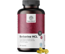 Healthy World Berberine HCL 500mg 180 κάψουλες Healthy World Berberine HCL 500mg 180 κάψουλες