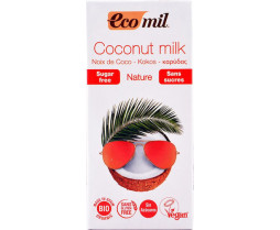 Ecomil Βιολογικό Φυτικό Γάλα Καρύδας Χωρίς Ζάχαρη 1000ml