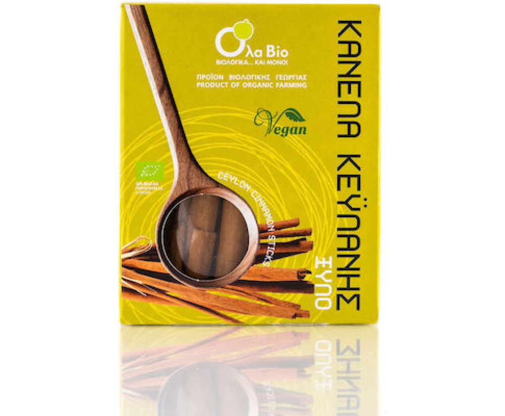 Όλα Bio Κανέλλα Βιολογικό Κεϋλάνης σε Ξύλο 50gr