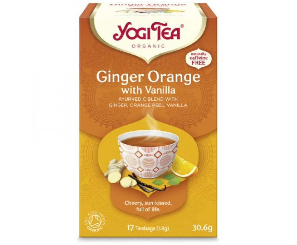 YOGI TEA GINGER ORANGE BΙΟ 30,6ΓΡ YOGI TEA GINGER ORANGE BΙΟ 30,6ΓΡ