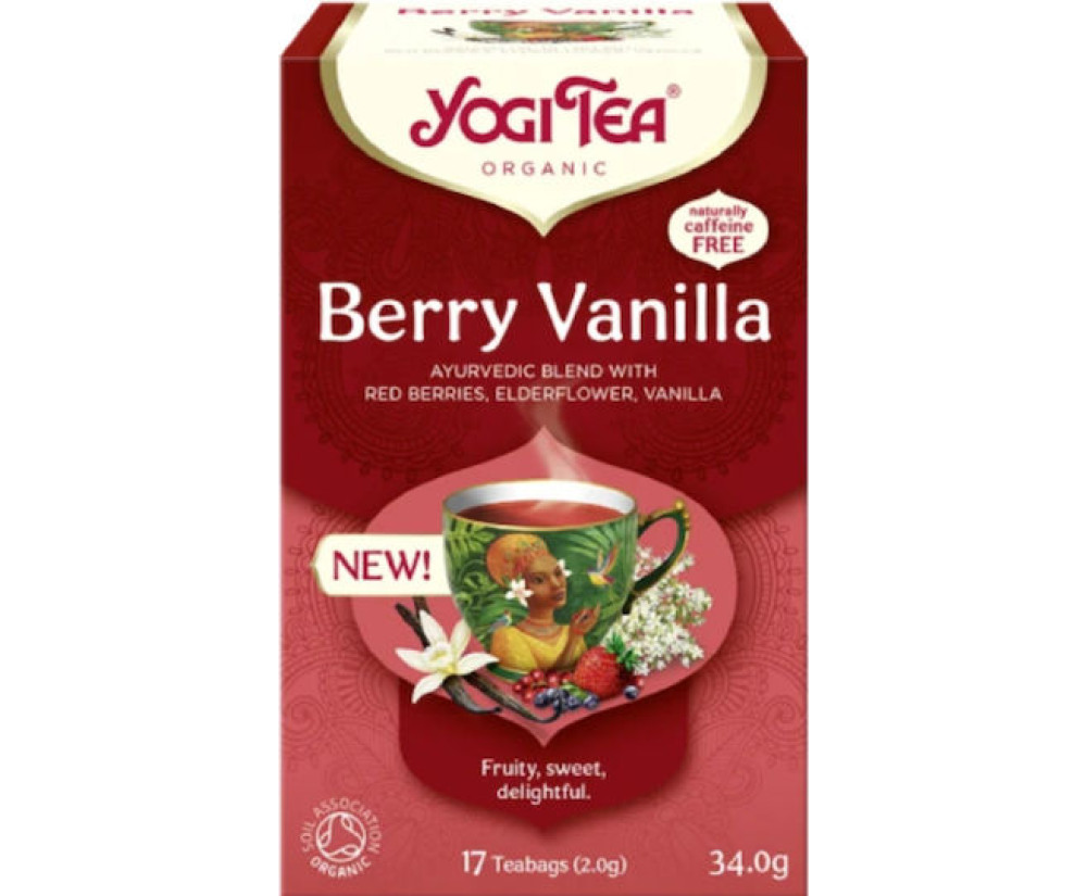 Yogi Tea Berry Vanilla Yogitea 17φακ