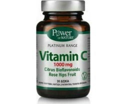 Power Of Nature Platinum Range Vitamin C 1000mg 30 ταμπλέτες